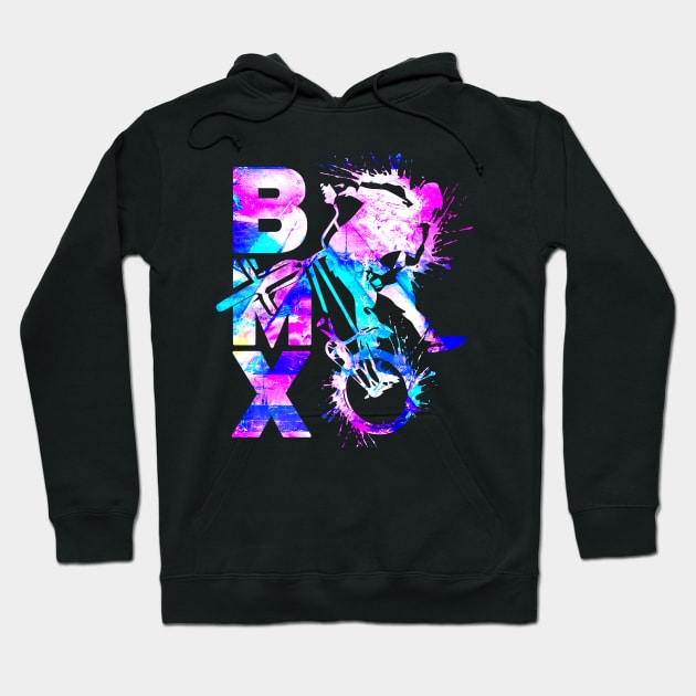 Purple Bmx Apparel | Bmx Bike Hoodie by BabyYodaSticker